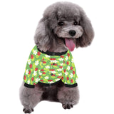 Ladybug Pattern Print Design 01 All Over Print Pet Dog Round Neck Fuzzy Shirt