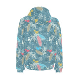 Squirrel Pattern Print Design 01 Men's Padded Hooded Jacket
