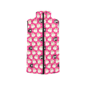 Guinea Pig Pattern Print Design 01 Women's Padded Vest