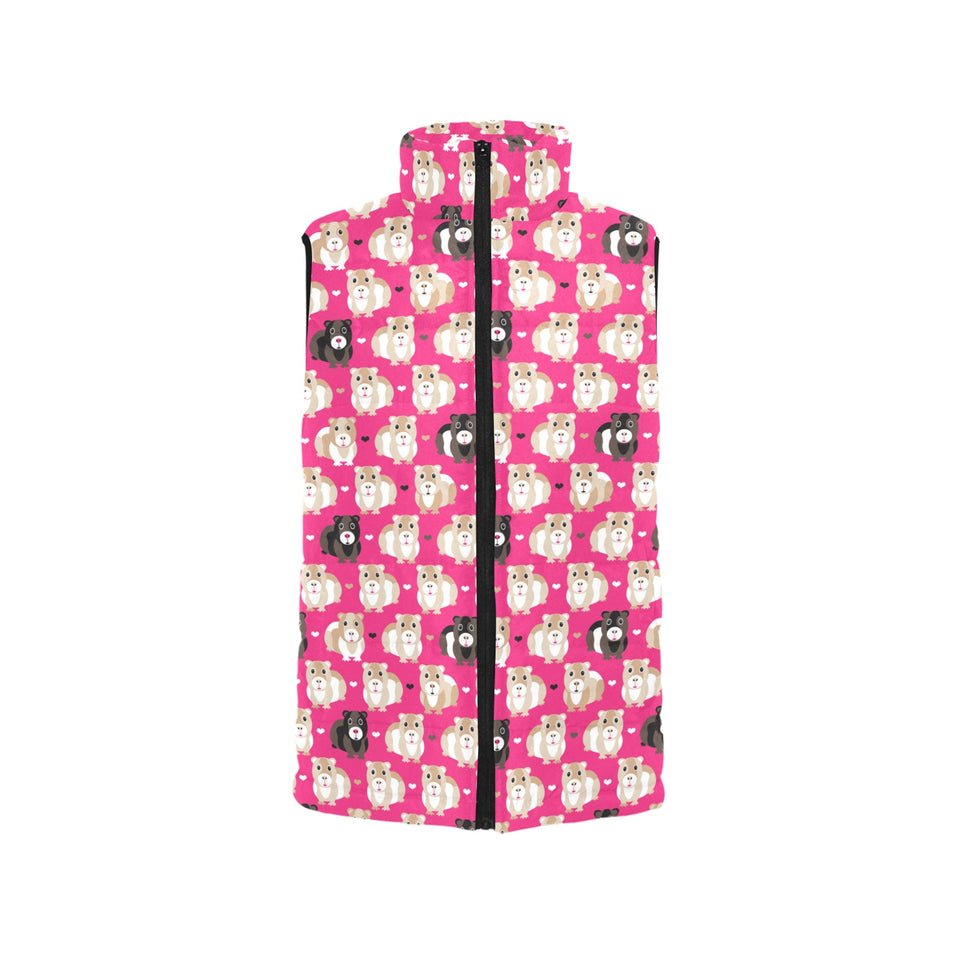 Guinea Pig Pattern Print Design 01 Women's Padded Vest