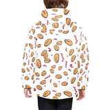 peanuts pattern background Kids' Boys' Girls' Padded Hooded Jacket