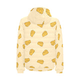 Cheese pattern Men's Padded Hooded Jacket