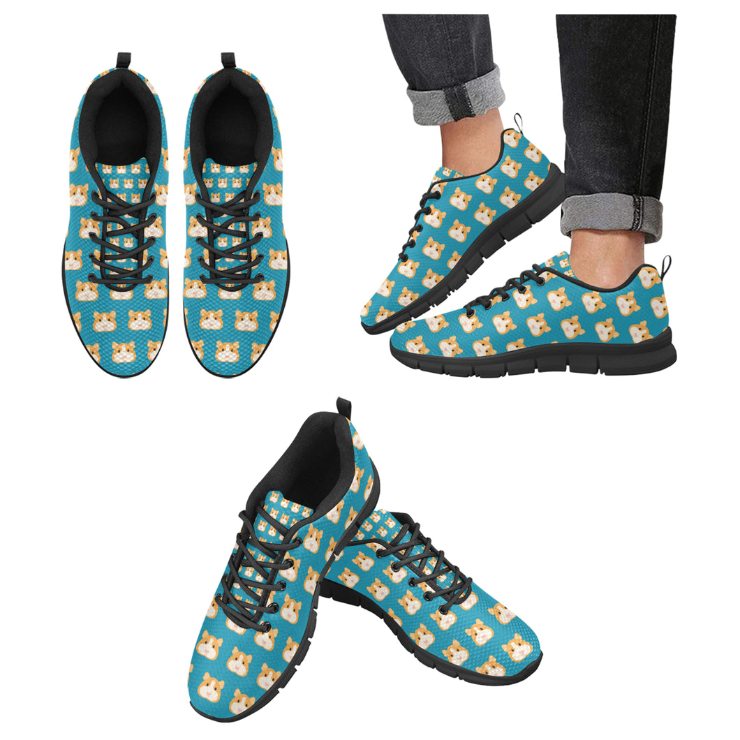 Guinea Pig Pattern Print Design 03 Men's Breathable Sneakers ( Model 055)
