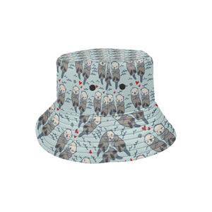 Lovely Sea Otter Pattern Unisex Bucket Hat