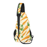 Carrot Pattern Print Design 01 All Over Print Chest Bag