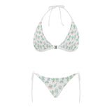 Pastel color cactus pattern Sexy Bikinis Two-Piece Swimsuits