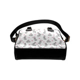Watercolor cute rabbit pattern Shoulder Handbag