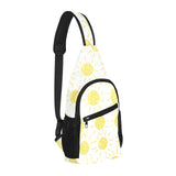 hand drawn sun pattern All Over Print Chest Bag