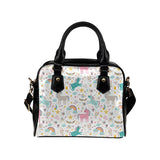 Colorful unicorn pattern Shoulder Handbag