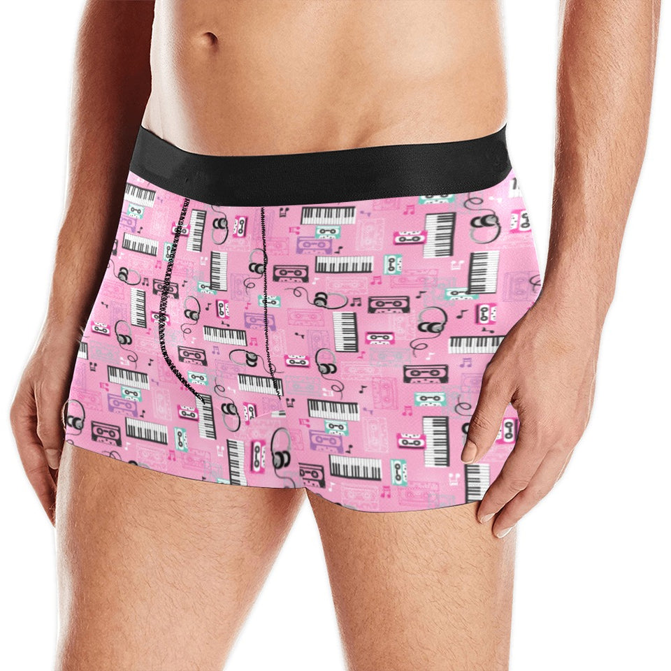 Piano Pattern Print Design 01 Men's All Over Print Boxer Briefs Men's Underwear