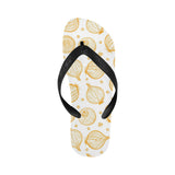 hand drawn onion pattern Unisex Flip Flops