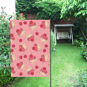 Cake cherry pattern House Flag Garden Flag