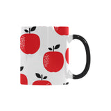 red apples white background Morphing Mug Heat Changing Mug