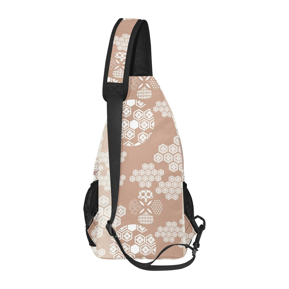 Beautiful hexagon japanese pattern All Over Print Chest Bag