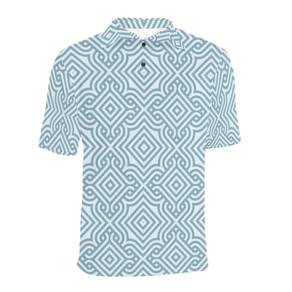 arabic pattern Men's All Over Print Polo Shirt