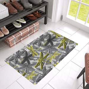 Hand drawn dragonfly pattern Doormat