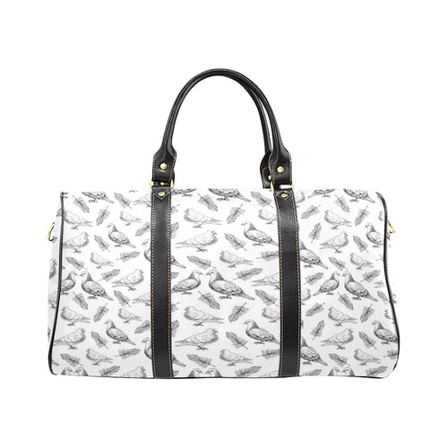 Pigeon Pattern Print Design 05 Travel Bag