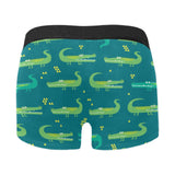 Crocodile pattern Men's All Over Print Boxer Briefs Men's Underwear