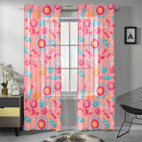 Colorful candy pattern Gauze Curtain