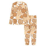 Various cookie pattern Women's All Over Print Pajama Set