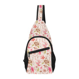 Swallow Pattern Print Design 01 All Over Print Chest Bag
