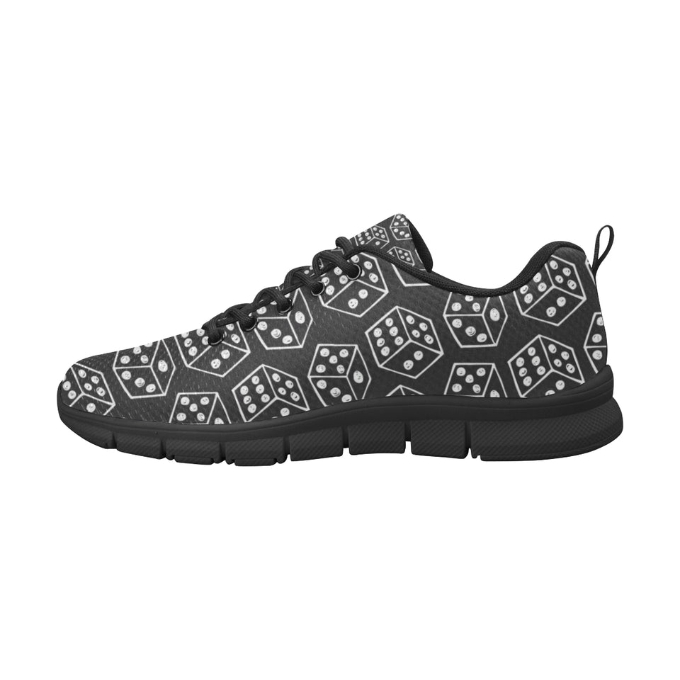 Dice Pattern Print Design 01 Men's Breathable Sneakers ( Model 055)