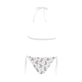 Watercolor cute rabbit pattern Sexy Bikinis Two-Piece Swimsuits