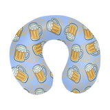 Beer pattern U-Shaped Travel Neck Pillow