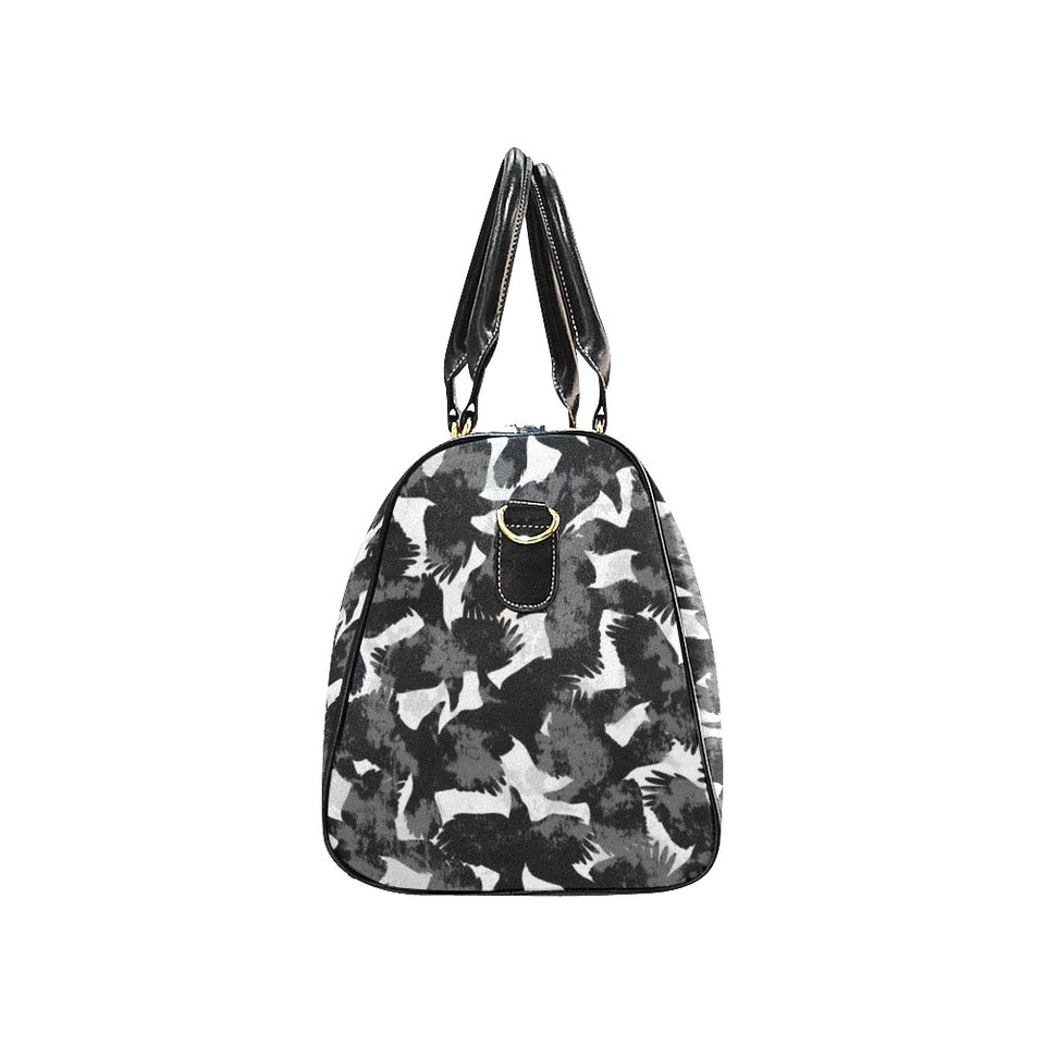 Crow illustration pattern Travel Bag