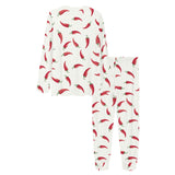 Chili peppers pattern Women's All Over Print Pajama Set