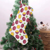 Passion fruit design pattern Christmas Stocking
