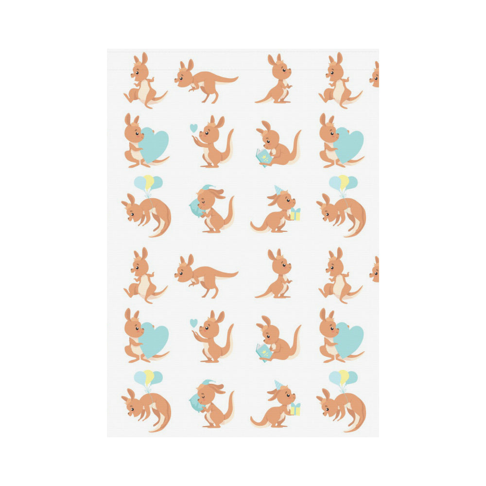 Cute Kangaroo pattern House Flag Garden Flag