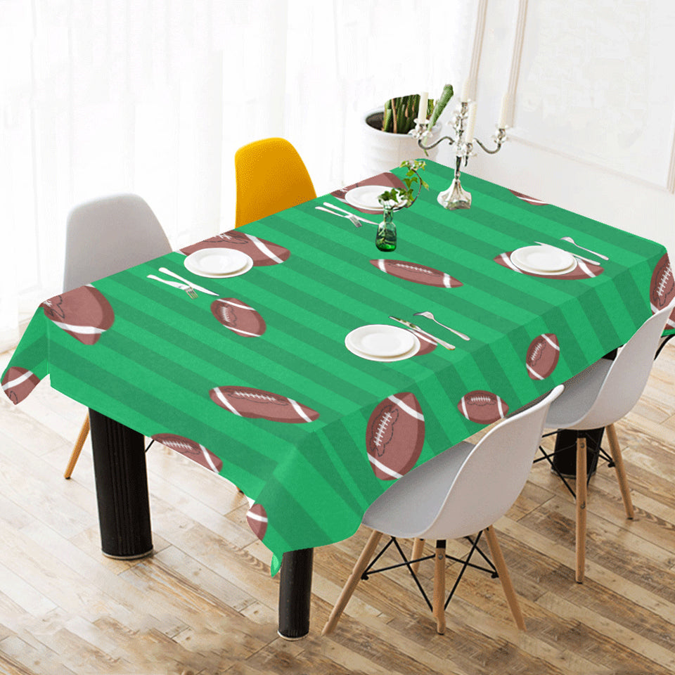 American football ball field background Tablecloth