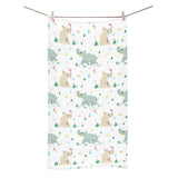 Cute Rhino pattern Bath Towel