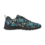 Dragon sea wave pattern Women's Sneaker Shoes