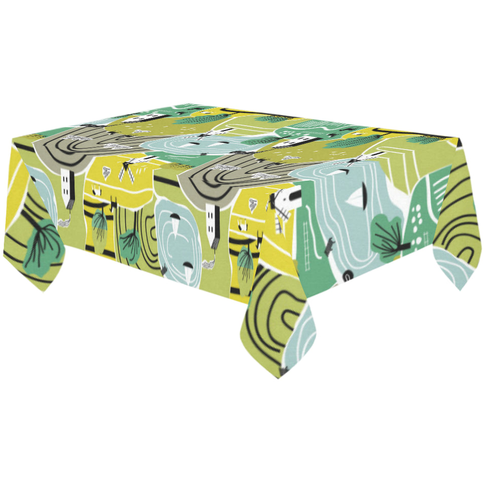 Hand drawn windmill pattern Tablecloth