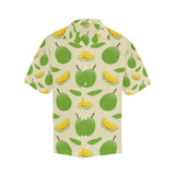 Durian pattern Men's All Over Print Hawaiian Shirt