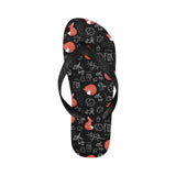 fox sleeping fox pattern Unisex Flip Flops