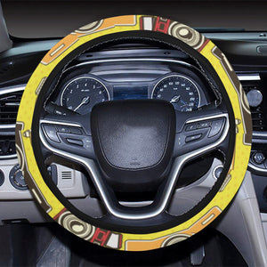 Camera Pattern Print Design 02 Car Steering Wheel Cover