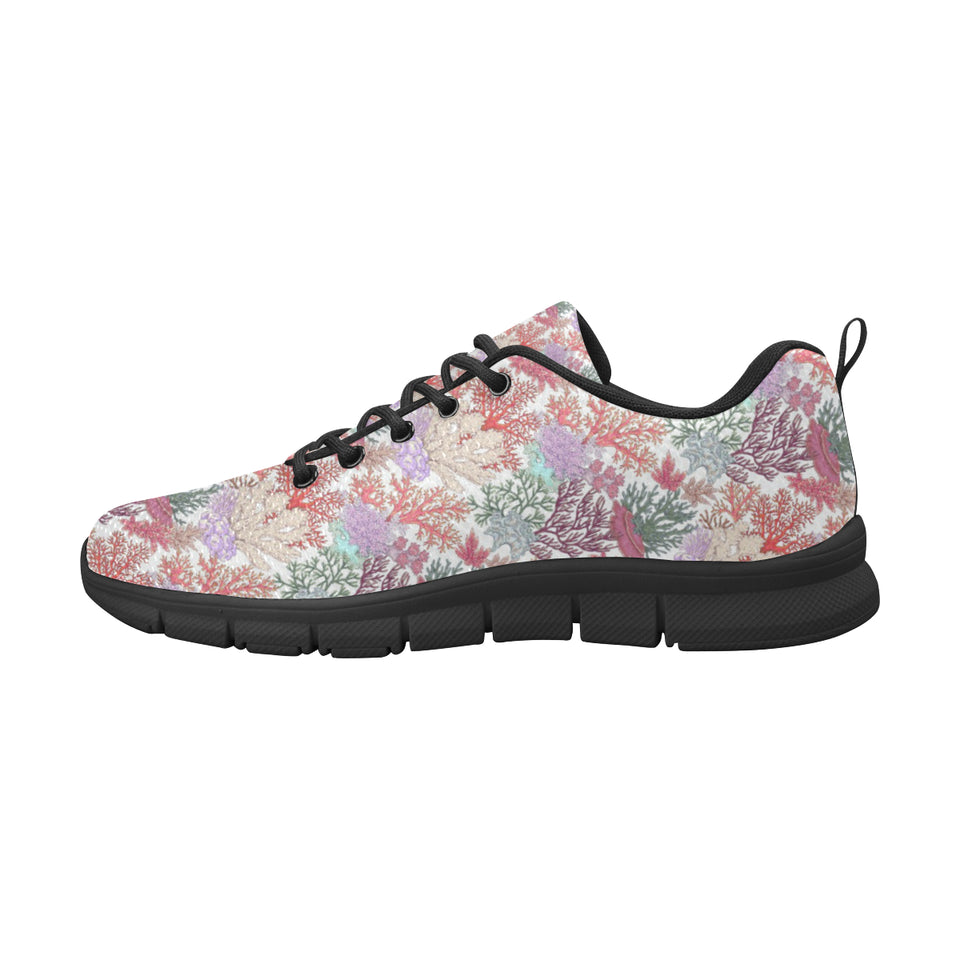 Coral Reef Pattern Print Design 03 Men's Breathable Sneakers ( Model 055)