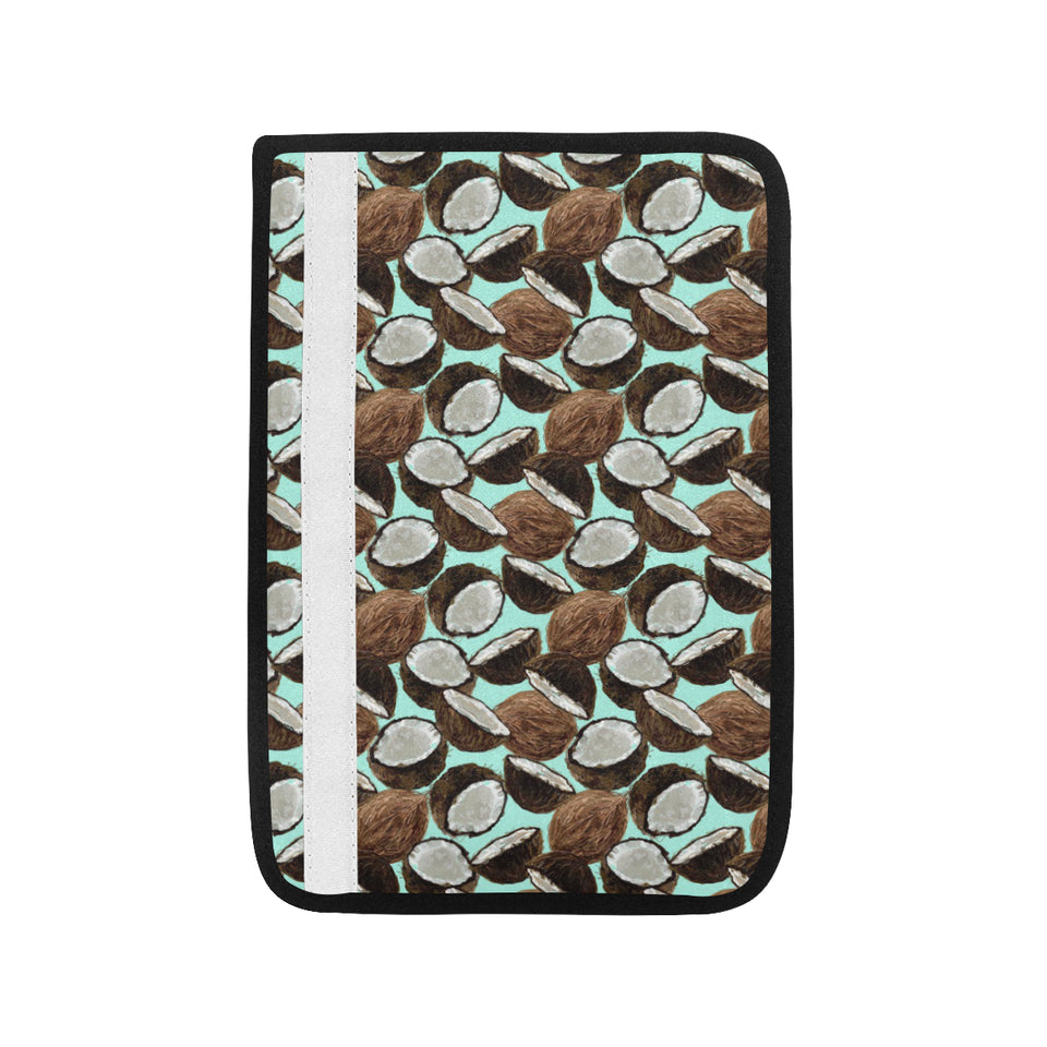 Coconut Pattern Print Design 03 Car Seat Belt Cover