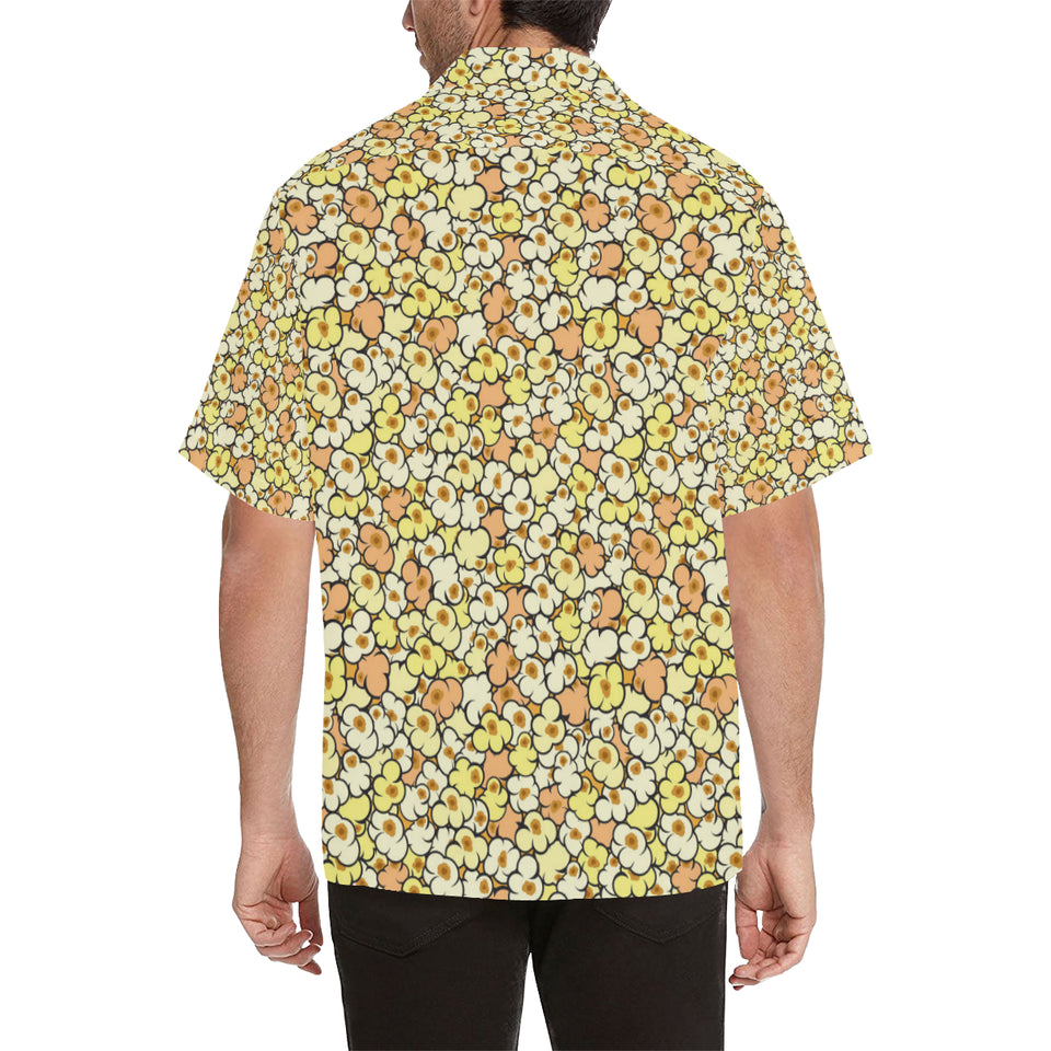 Popcorn Pattern Print Design 03 Men's All Over Print Hawaiian Shirt (Model T58)