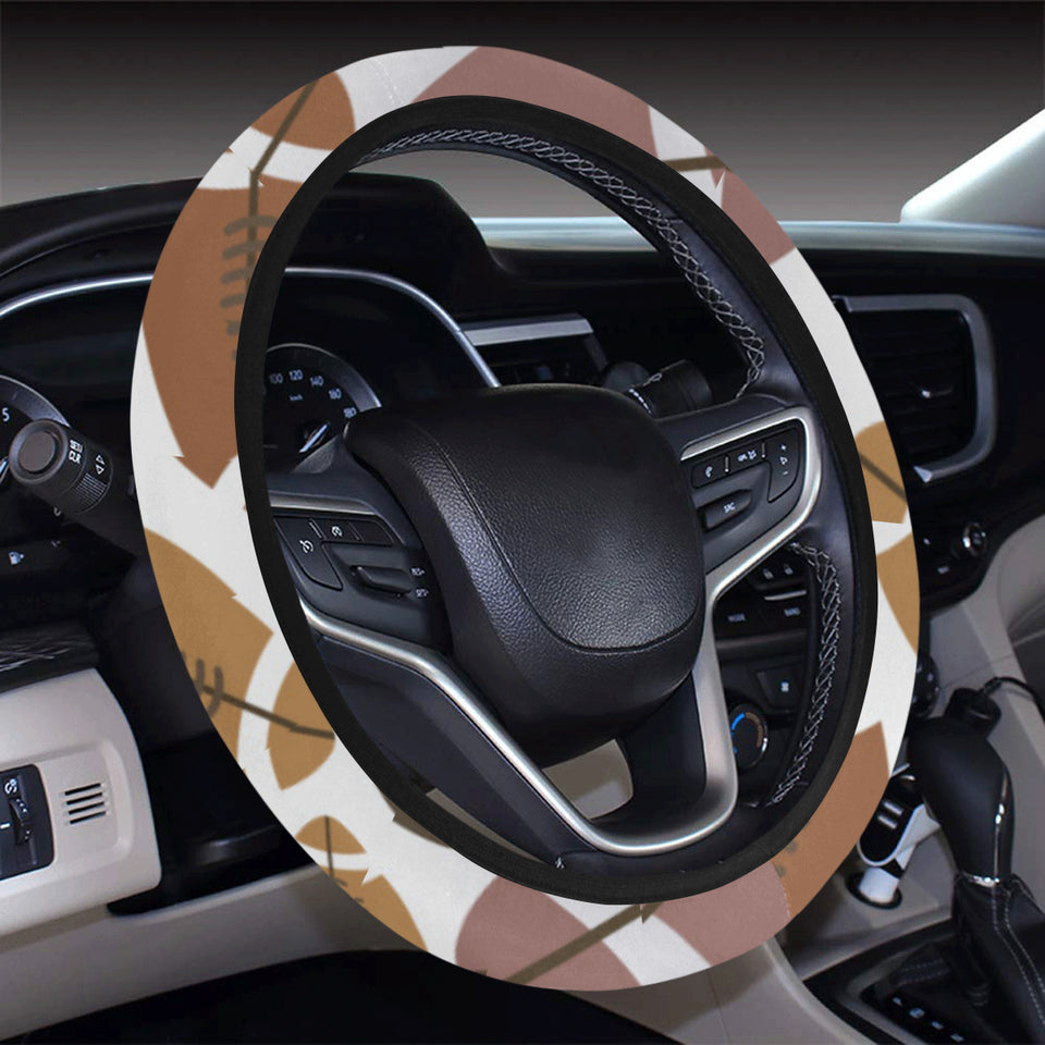 American football ball pattern Car Steering Wheel Cover