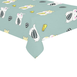 Cute hamster cheese pattern Tablecloth