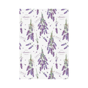 lavender flower design pattern House Flag Garden Flag