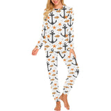 Clown Fish Pattern Print Design 02 Women's All Over Print Pajama Set