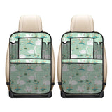 White swan lake pattern Car Seat Back Organizer