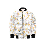 Greyhound Pattern Print Design 03 Kids' Boys' Girls' Bomber Jacket