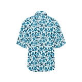 Hibiscus Pattern Print Design 04 Women's All Over Print Hawaiian Shirt