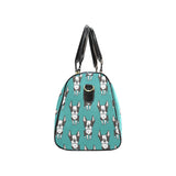 Hand drawn boston terrier dog pattern Travel Bag